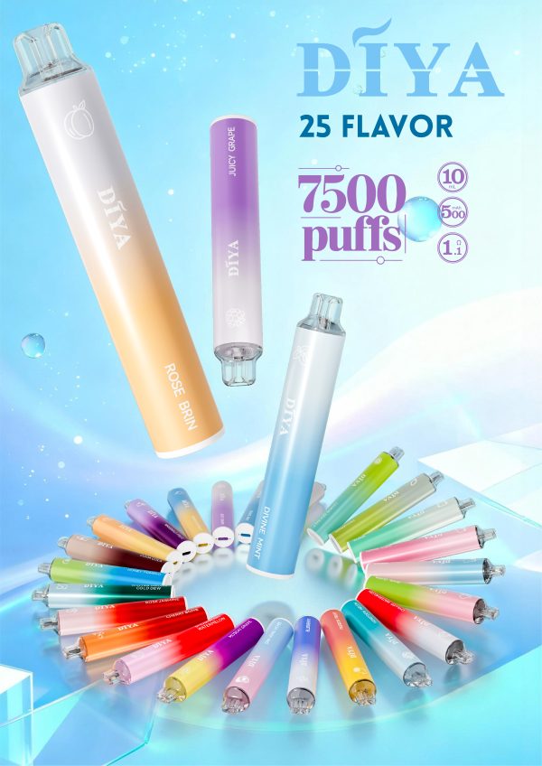 diya 叮啞 7500口一次性電子煙 diya 叮啞 7500口一次性電子煙 霧森坊