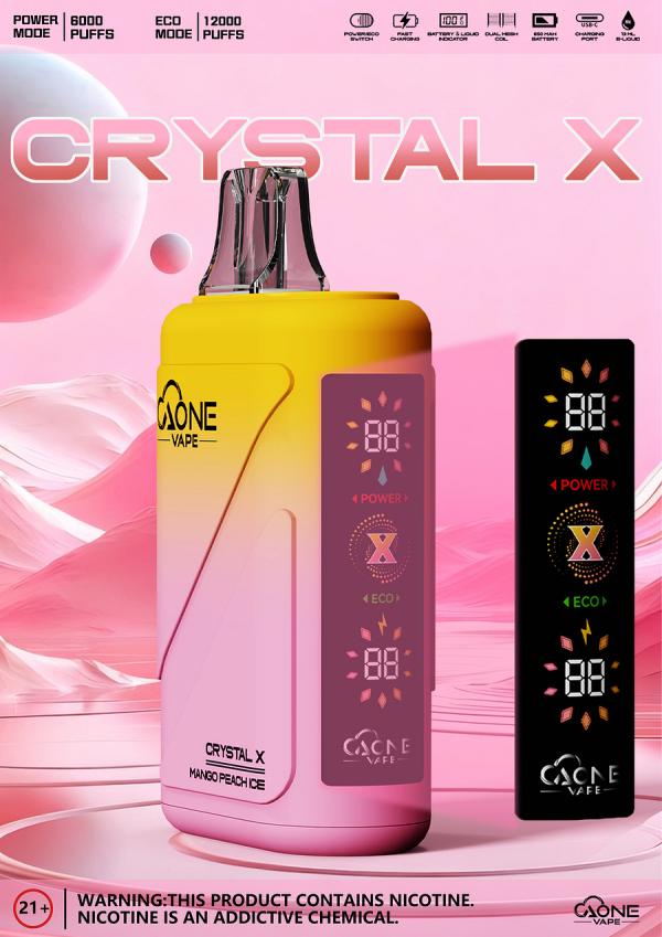 aone crystal x 水晶2代 12000口拋棄式電子煙 霧森坊