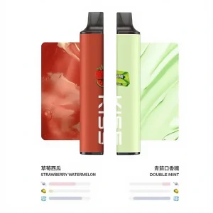 霧森坊 Kiss 6500 Puffs 草莓西瓜 青箭口香糖 300x300