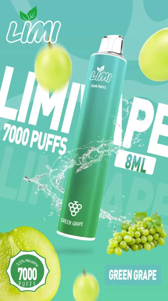 霧森坊 LIMI 7000 PUFFS 一次性拋棄式 日本青提 572x1024