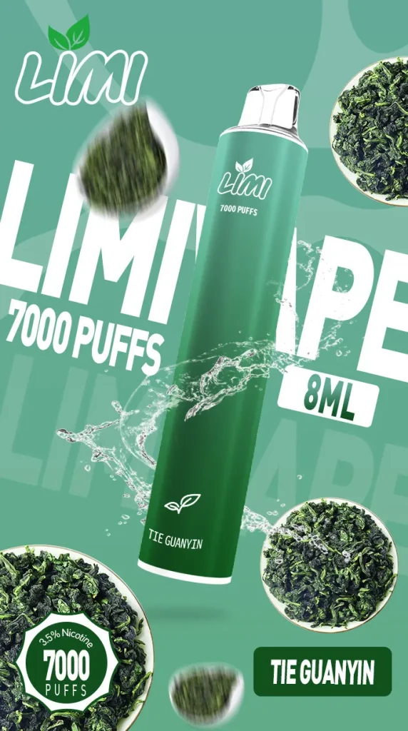 霧森坊 LIMI 7000 PUFFS 一次性拋棄式 鐵觀音 572x1024