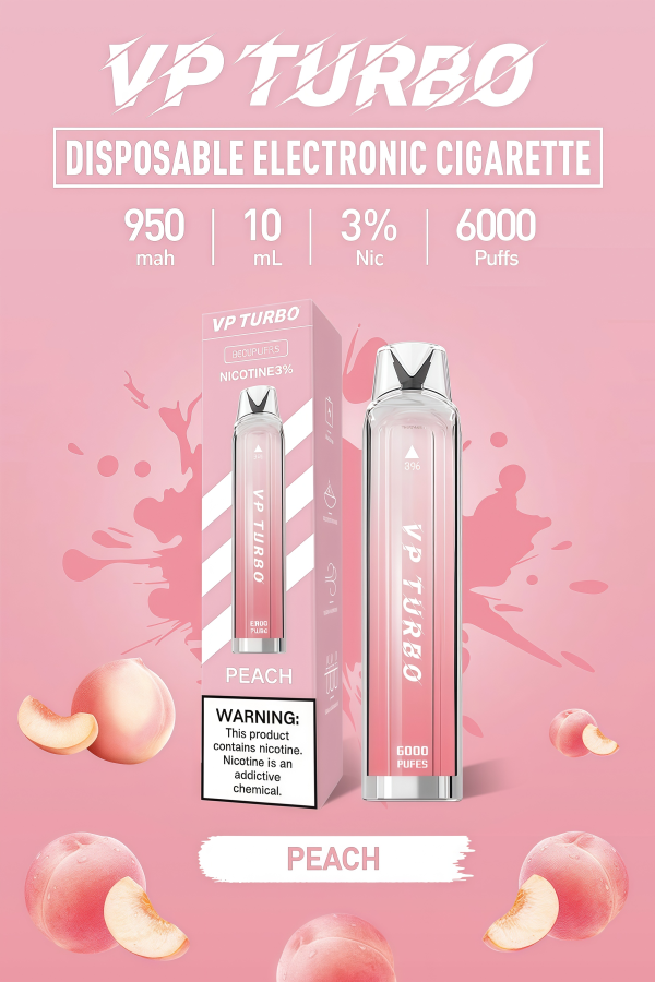 vp turbo 6000口 發光拋棄式電子煙 霧森坊