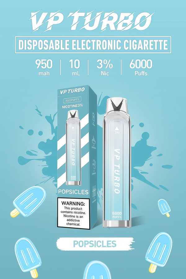 vp turbo 6000口 發光拋棄式電子煙 霧森坊