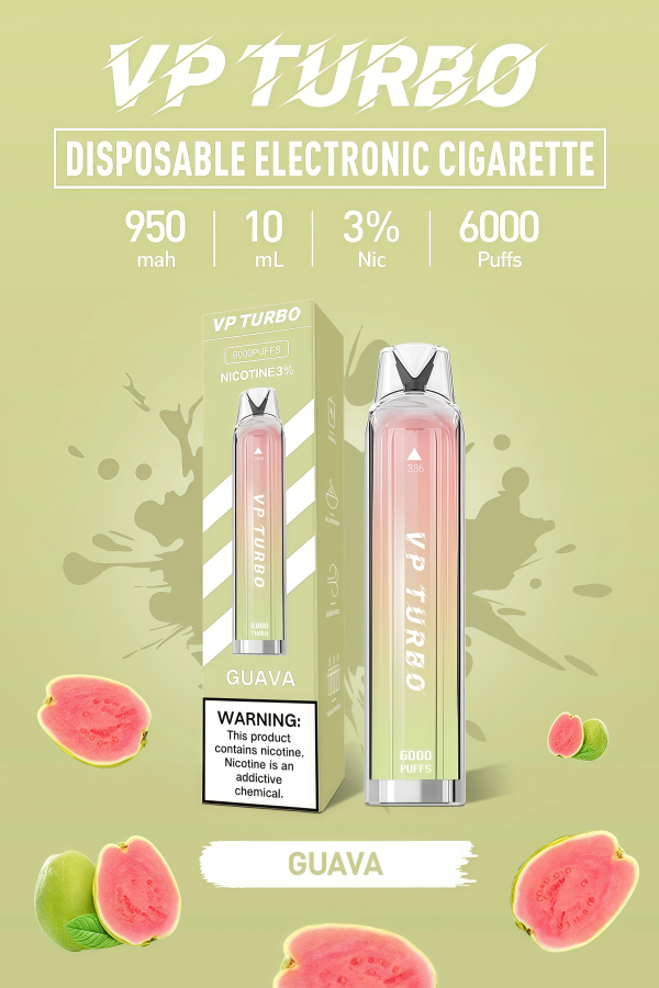 vp turbo 6000口 發光拋棄式電子煙 霧森坊