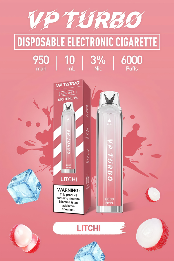vp turbo 6000口 發光拋棄式電子煙 霧森坊