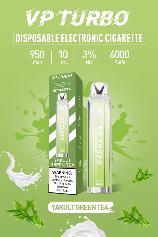 vp turbo 6000口 發光拋棄式電子煙 霧森坊