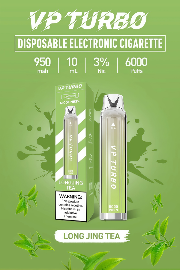 vp turbo 6000口 發光拋棄式電子煙 霧森坊